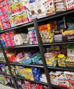 New stock of food, beverages and papers